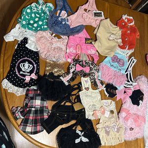 WOOFLINK Dog Clothes Designer Outfits Kawaii Lace